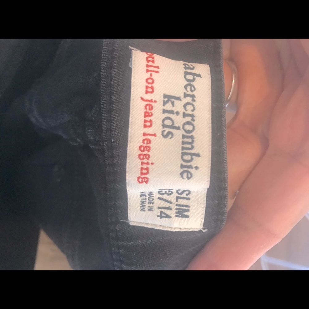 Kids black jeans